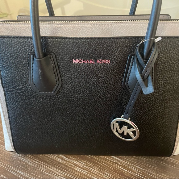 Micheal Kors Colour Block Satchel. Black, white and grey. Never worn. - Picture 3 of 9